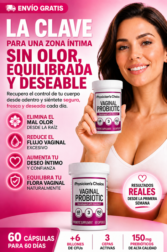 Vaginal Probiotic™️ – Equilibrio Íntimo Femenino Desde Adentro