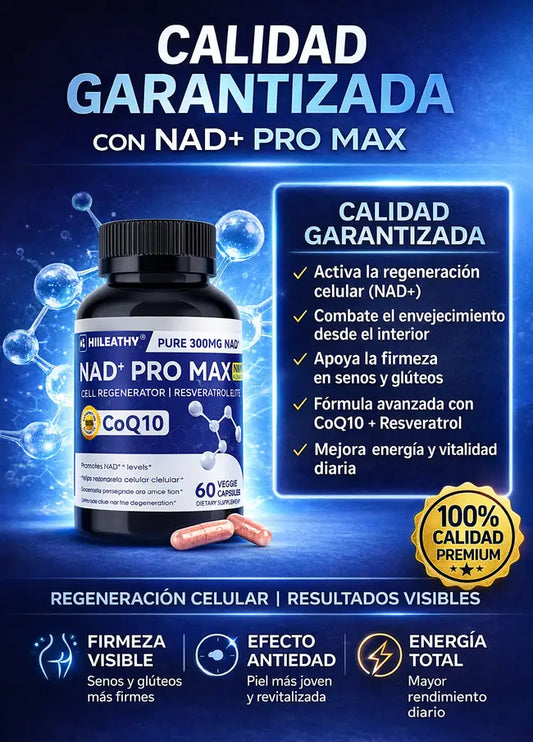 NAD+ Pro Max™️ - Reafirma tu Figura y Retrasa el Envejecimiento